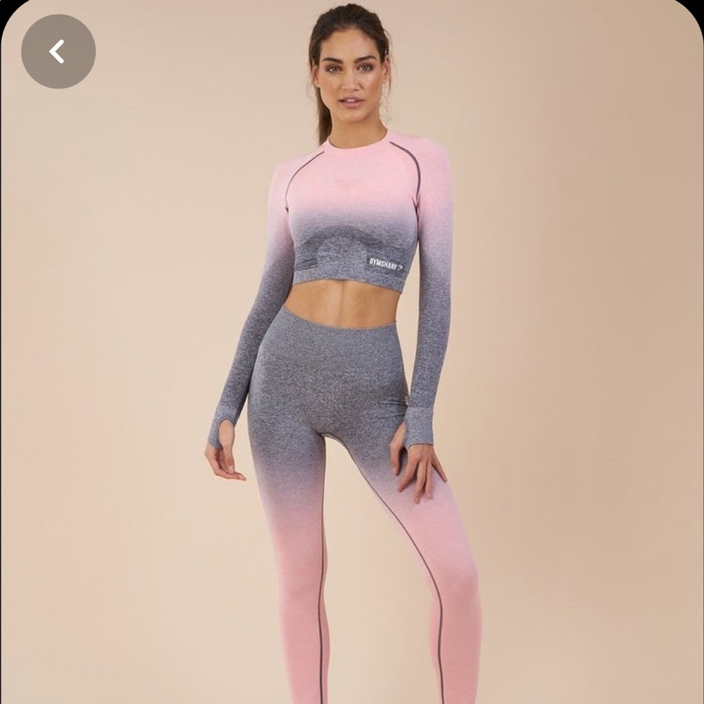 Gymshark Ombré Seamless Crop Top